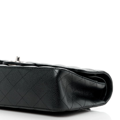 Chanel Caviar Quilted Medium Double Flap Black 11 of 14