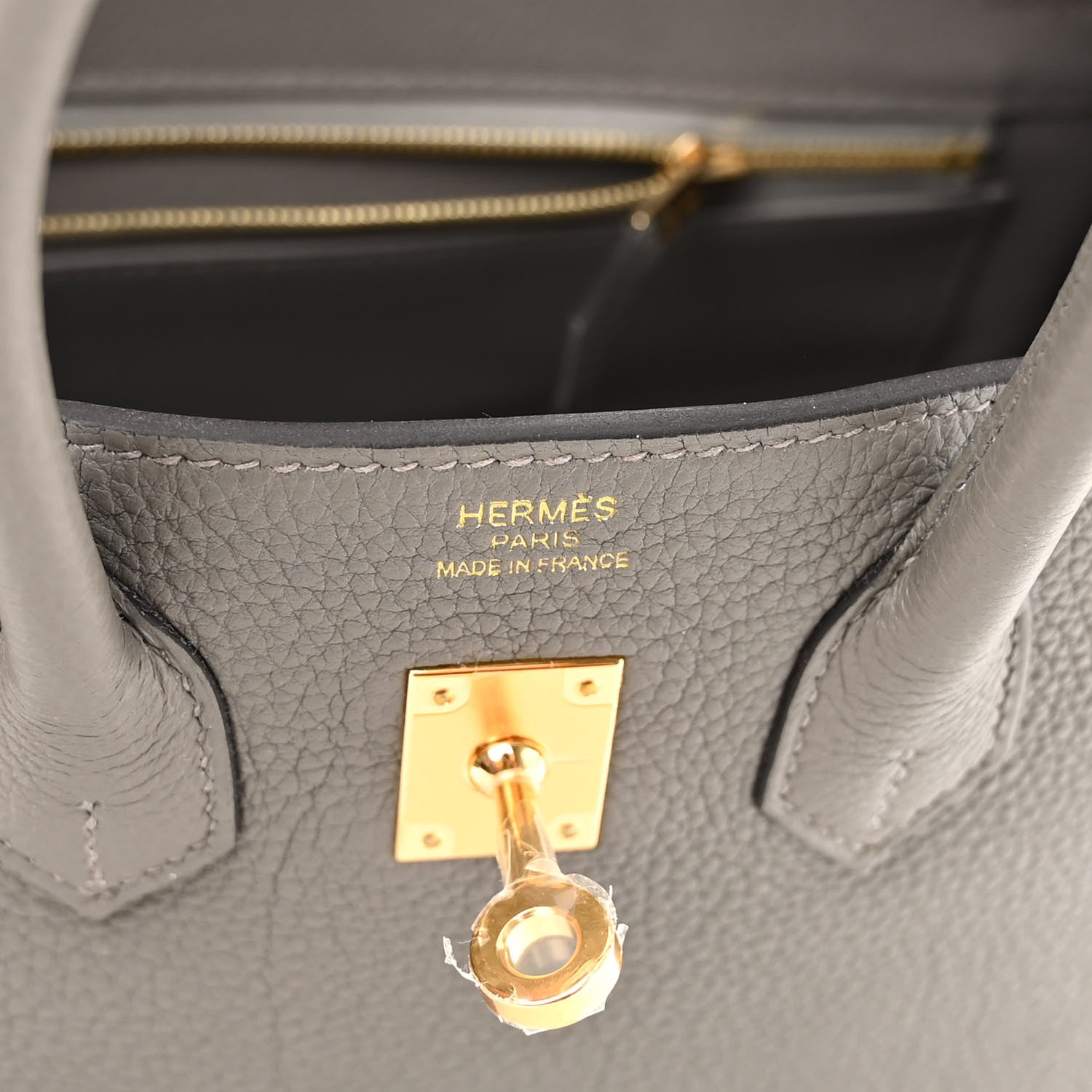 Hermes Togo Birkin 25 Gris Meyer 6 of 13