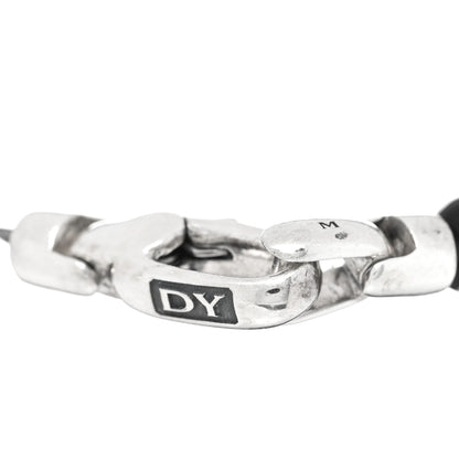 David Yurman Sterling Silver Black Onyx 5mm Bijoux Spiritual Beads Bracelet 3 of 3
