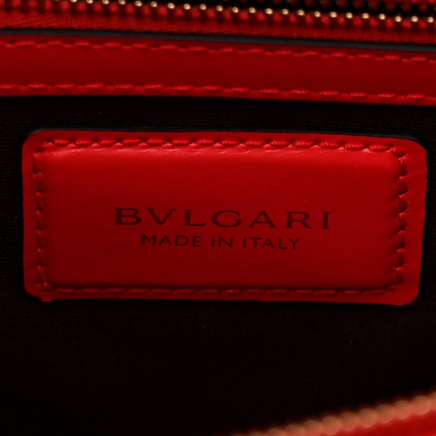 Bulgari Calfskin Serpenti Forever Shoulder Bag Red 7 of 11