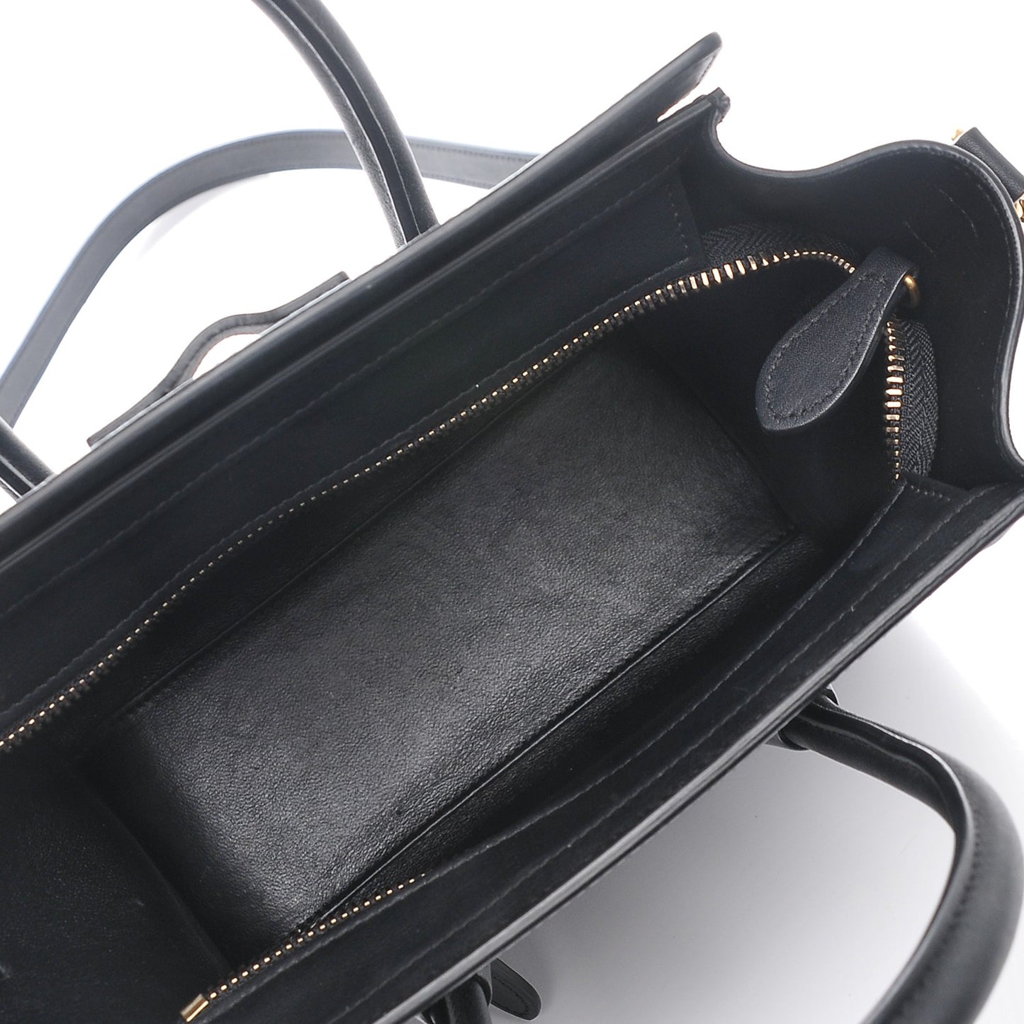 Smooth Calfskin Nano Luggage Black