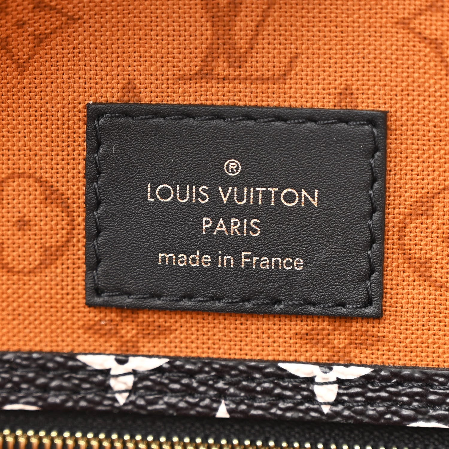 Louis Vuitton Monogram Giant Crafty Neverfull MM Creme Caramel 8 of 11