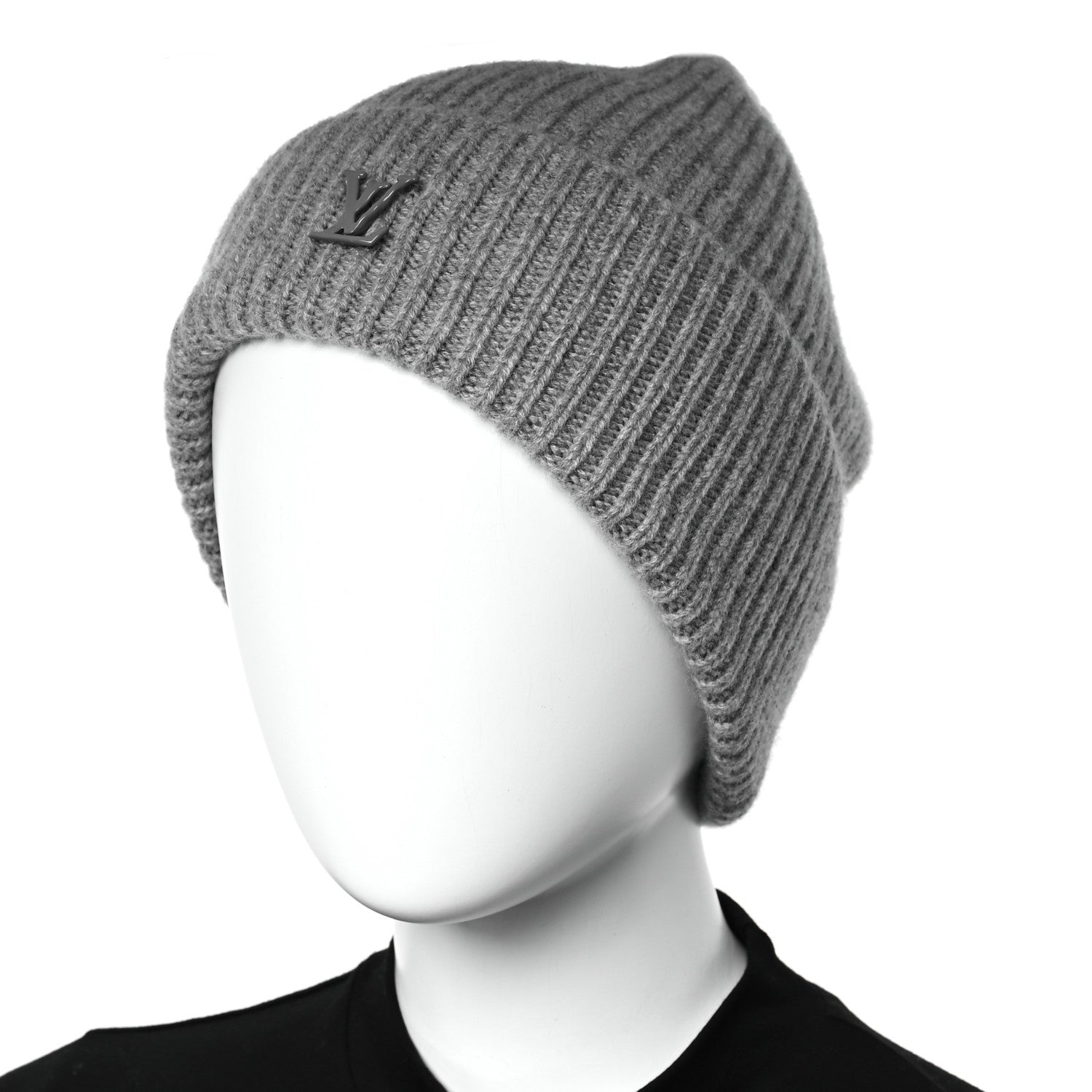Louis Vuitton Cashmere Mens LV Ahead Beanie Gris 2 of 4
