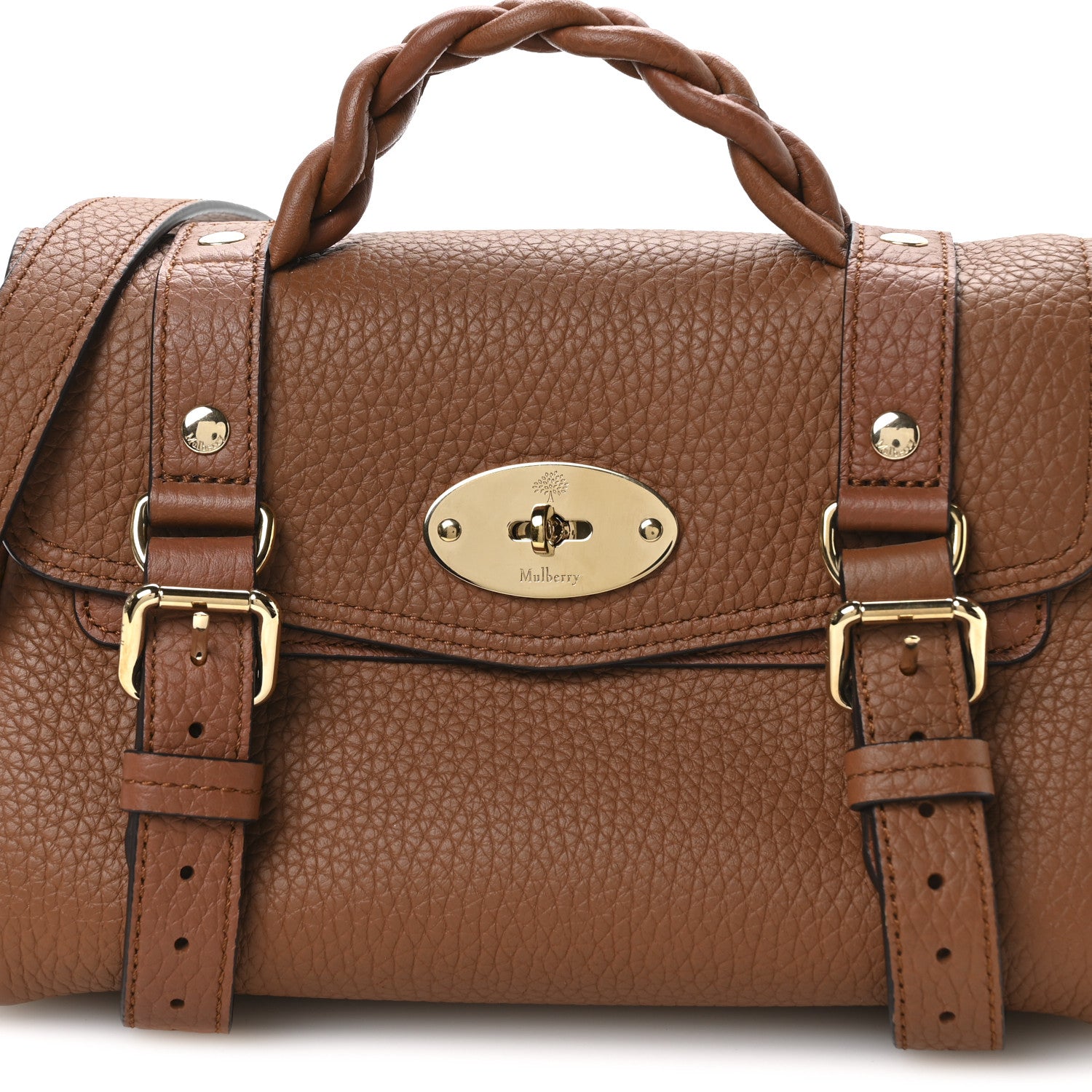 Mulberry Heavy Grain Mini Alexa Chestnut 8 of 10