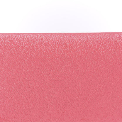 Hermes Chevre Mysore Calvi Card Case Rose Lipstick 9 of 9