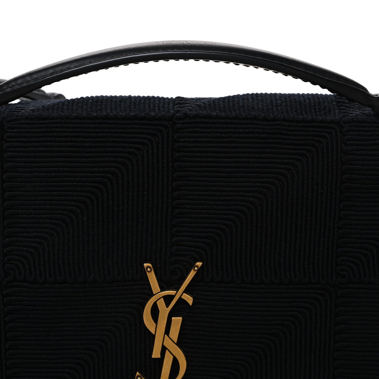 Viscose Silk Monogram Medium Jamie Black