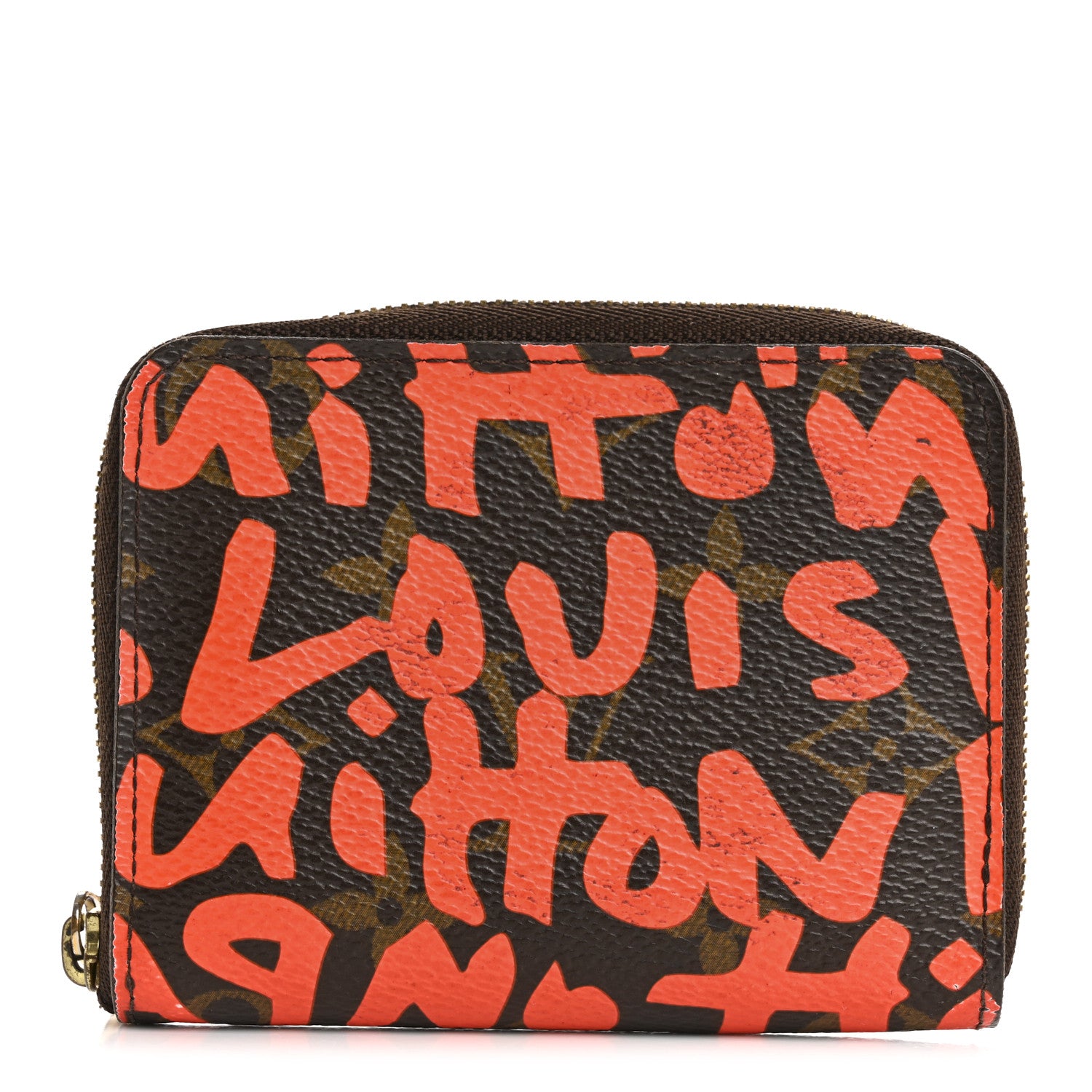 Louis Vuitton Monogram Graffiti Zippy Coin Purse Orange 1 of 11