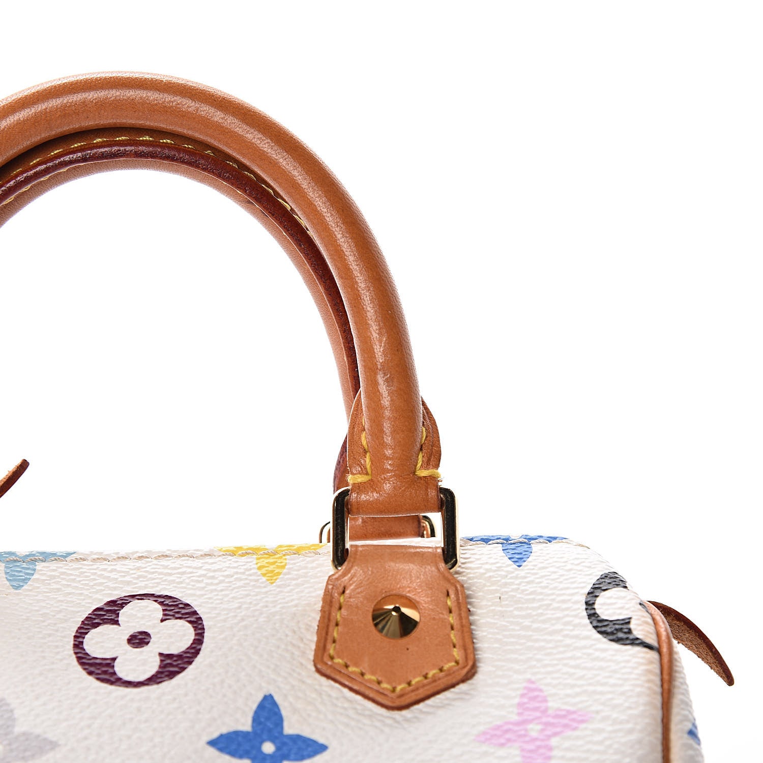 Louis Vuitton Monogram Multicolor Mini Sac HL Speedy White 12 of 14