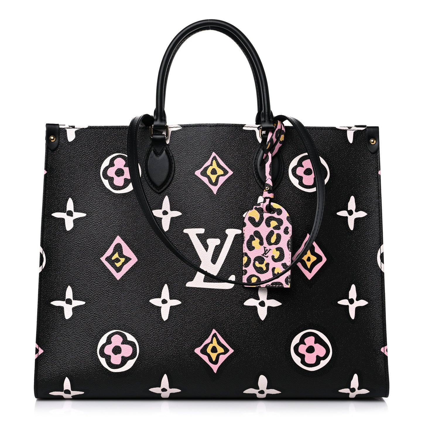 Monogram Giant Wild At Heart Onthego GM Black
