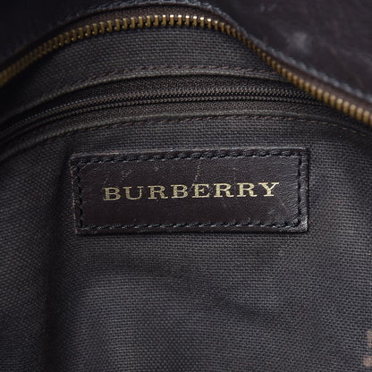 Burberry Haymarket Check Medium Heathcliff Tote Chocolate 6 of 23