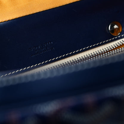 Goyard Goyardine Ambassade MM Briefcase Navy 8 of 10