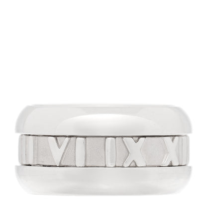 Tiffany Sterling Silver Atlas Band Ring 48 4.5 1 of 4