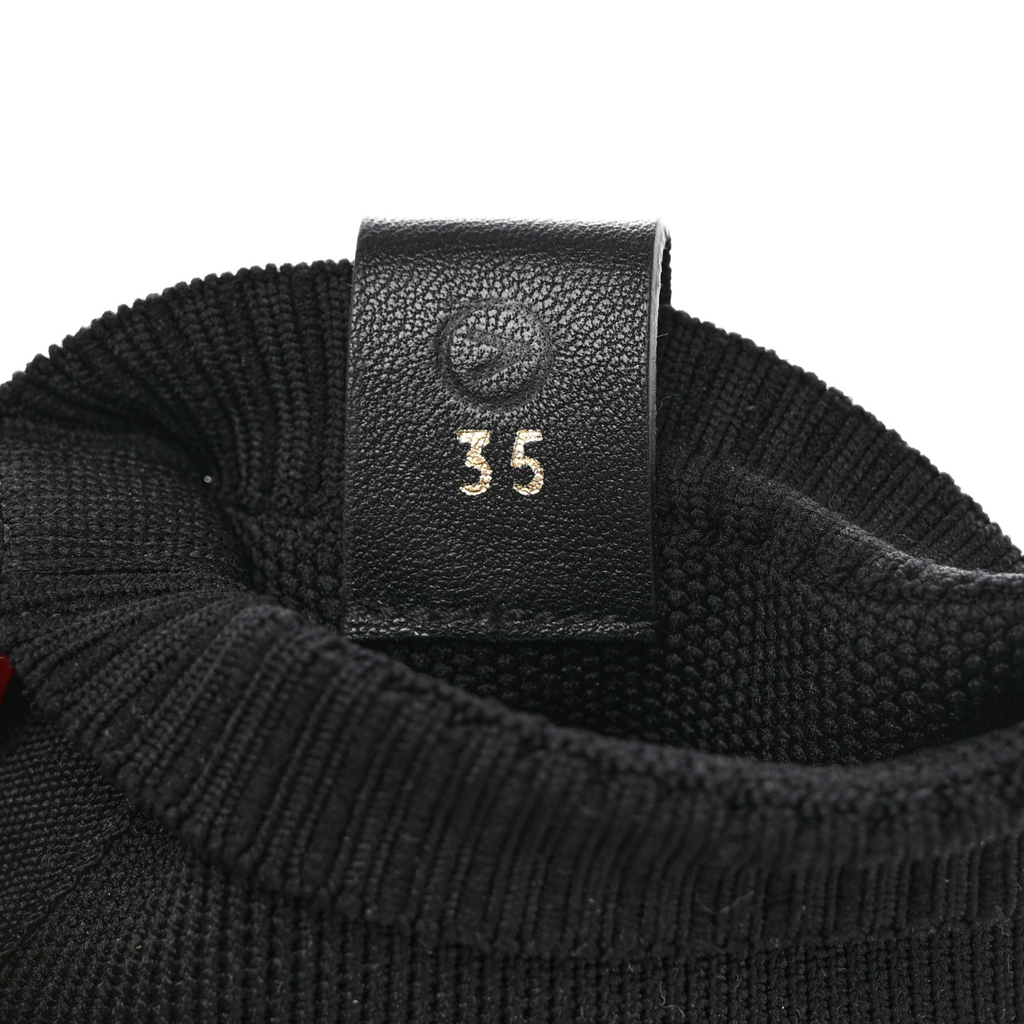 Stretch Fabric Run 55 Sneaker Boots 35 Black