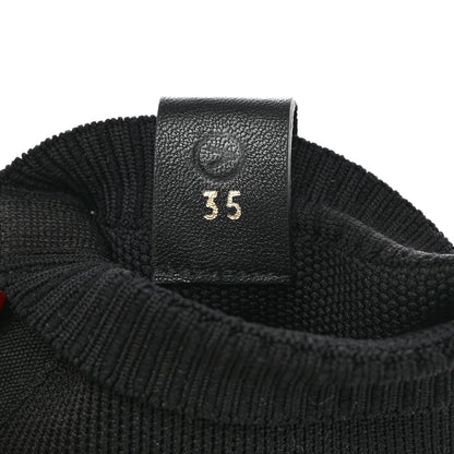 Louis Vuitton Stretch Fabric Run 55 Sneaker Boots 35 Black 7 of 7