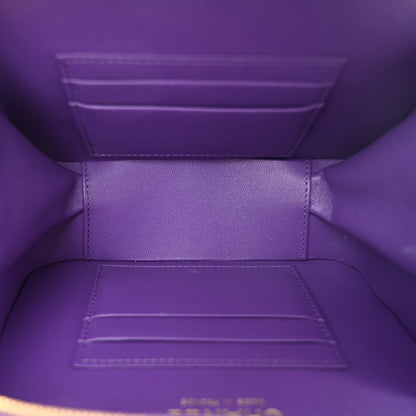Chanel Lambskin Quilted Top Handle Small Vanity Case Purple 5 of 11