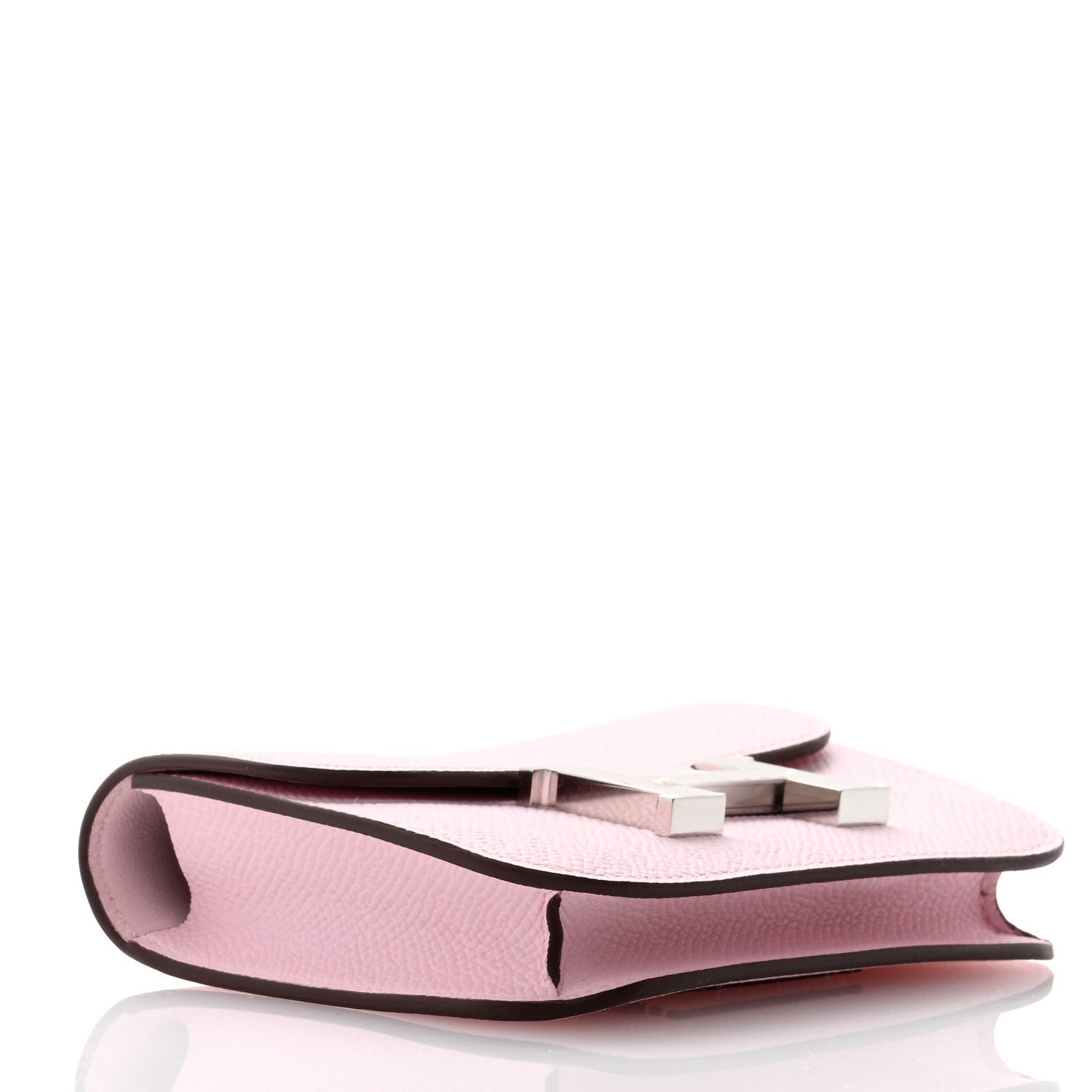 Hermes Epsom Constance Slim Wallet Mauve Sylvestre 5 of 10