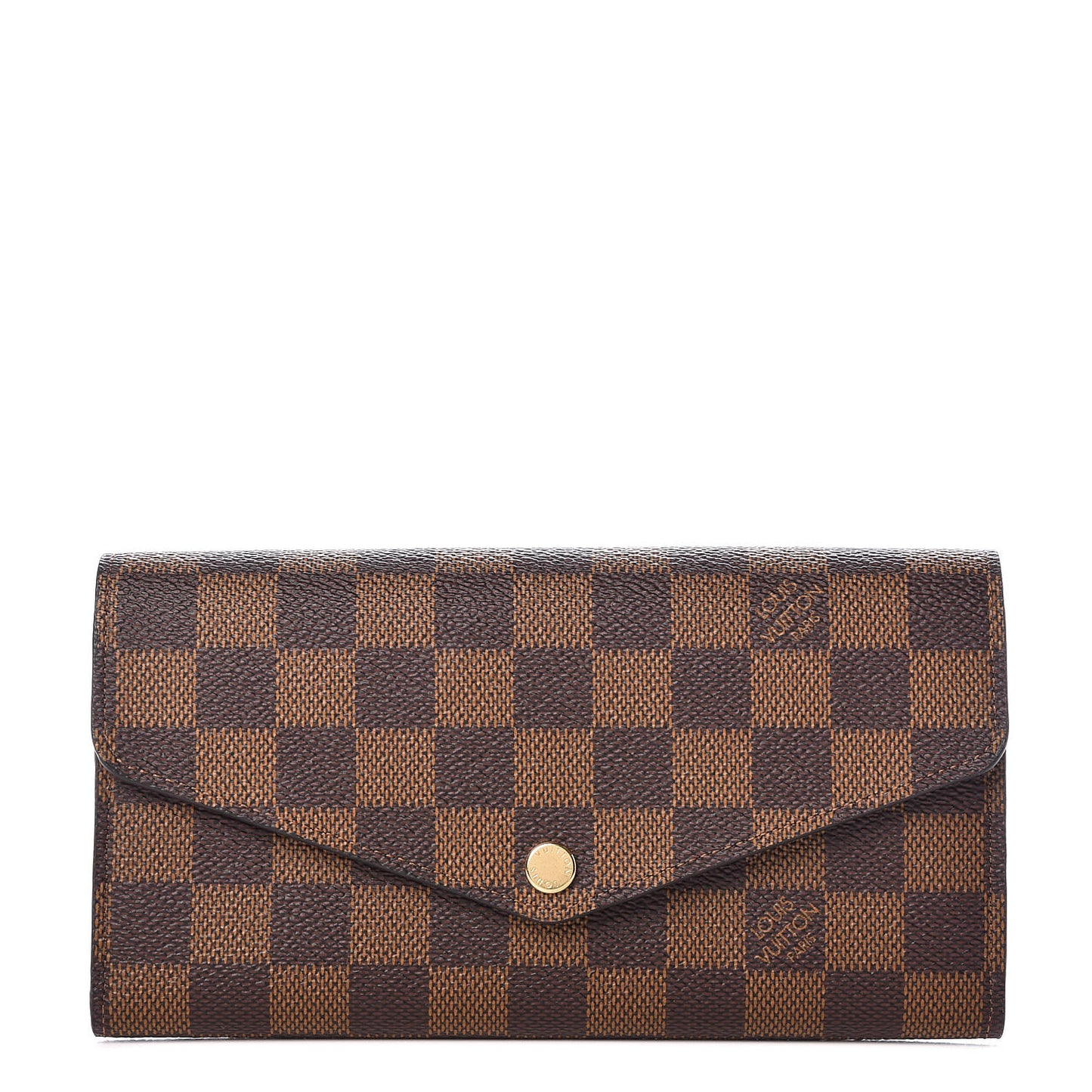 Damier Ebene Sarah Wallet NM Rose Ballerine