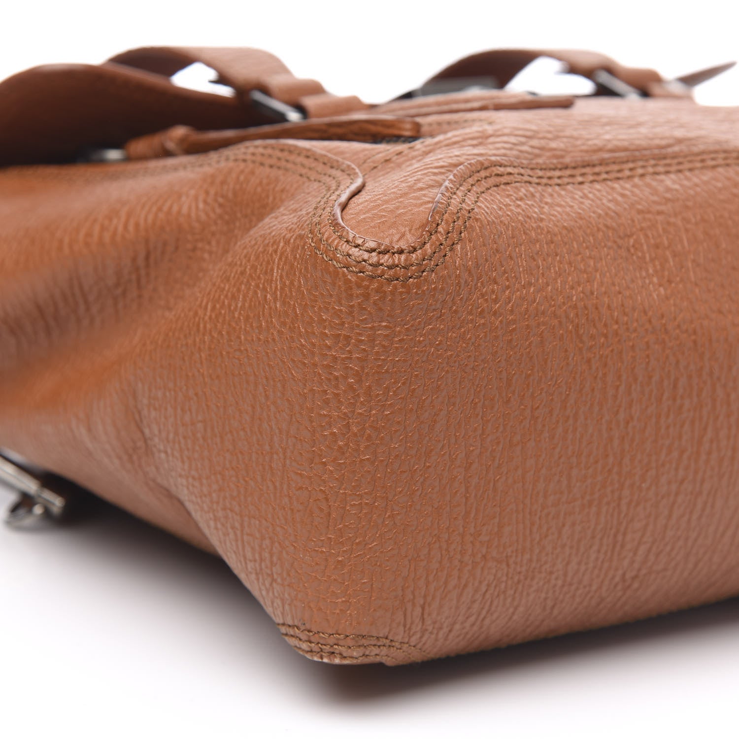 3.1 Phillip Lim 3.1 Textured Calfskin Medium Pashli Satchel Rust 8 of 16