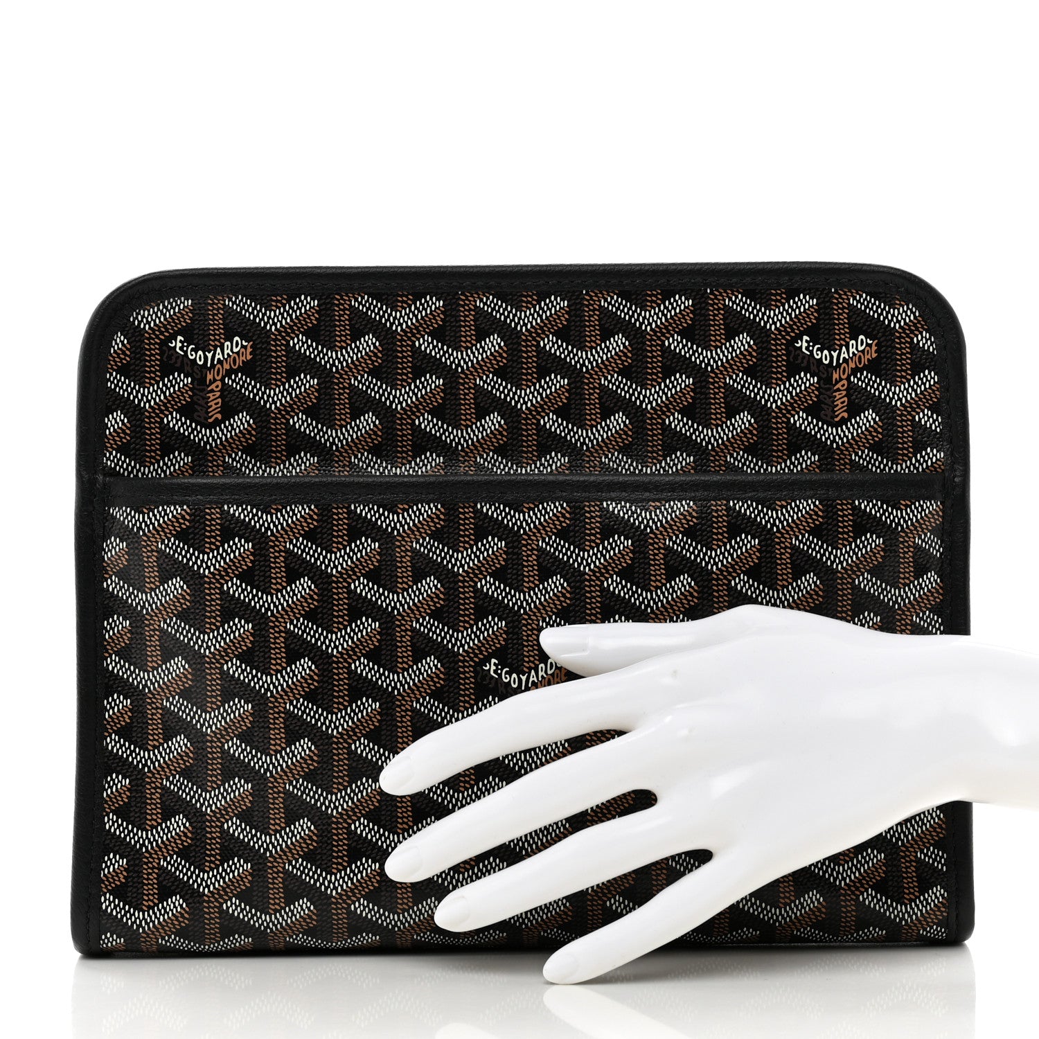 Goyard Goyardine Jouvence MM Toiletry Pouch Black 2 of 7