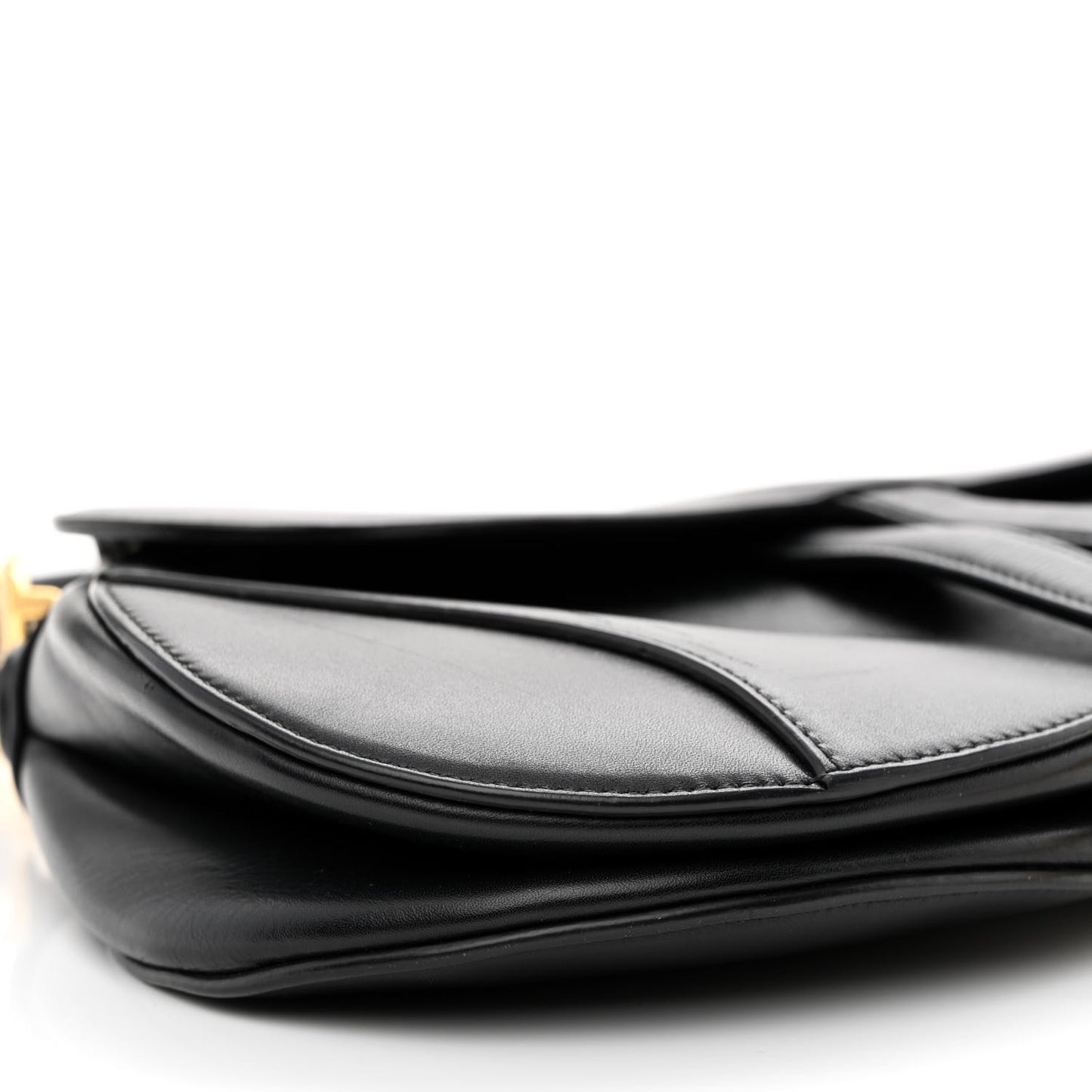 Calfskin Saddle Bag Black