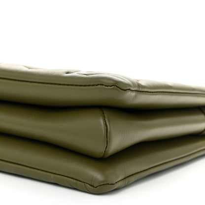 Louis Vuitton Lambskin Embossed Monogram Coussin MM Khaki 10 of 10