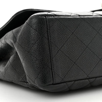 Chanel Caviar Quilted Maxi Single Flap Black 9 of 14