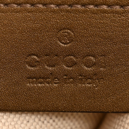 Gucci Monogram Lurex Heart Bit Charm Dome Satchel Bronze 6 of 13