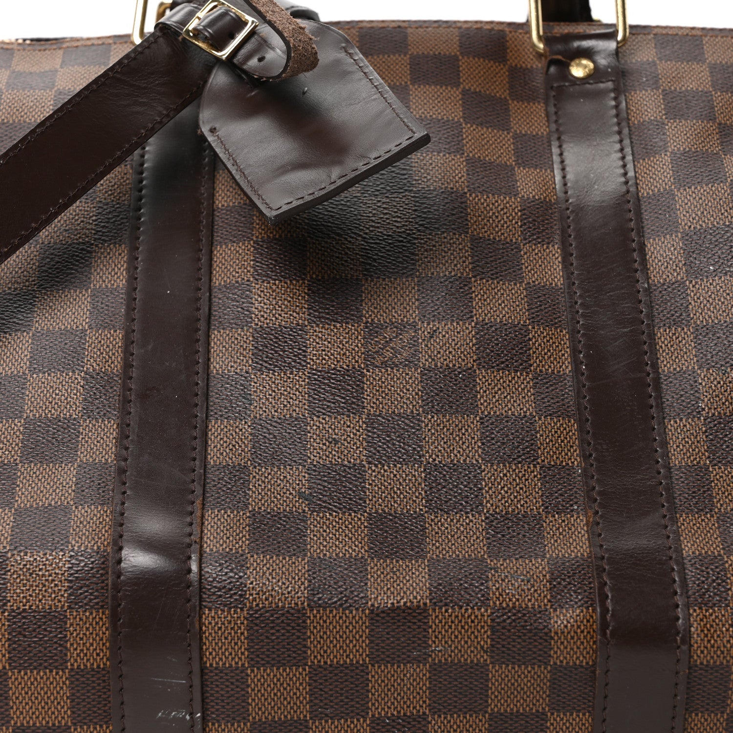 Louis Vuitton Damier Ebene Keepall Bandouliere 55 6 of 8