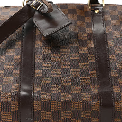 Louis Vuitton Damier Ebene Keepall Bandouliere 55 6 of 8