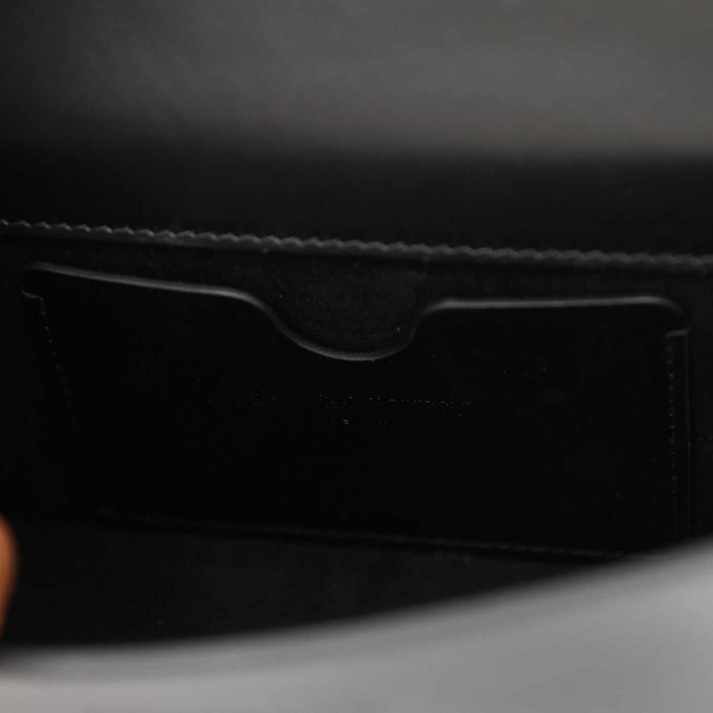 Calfskin Knuckle Crossbody Black