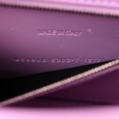 Balenciaga Shiny Box Calfskin Tonal B Hourglass Stretch Top Handle Bag Lilac 8 of 11
