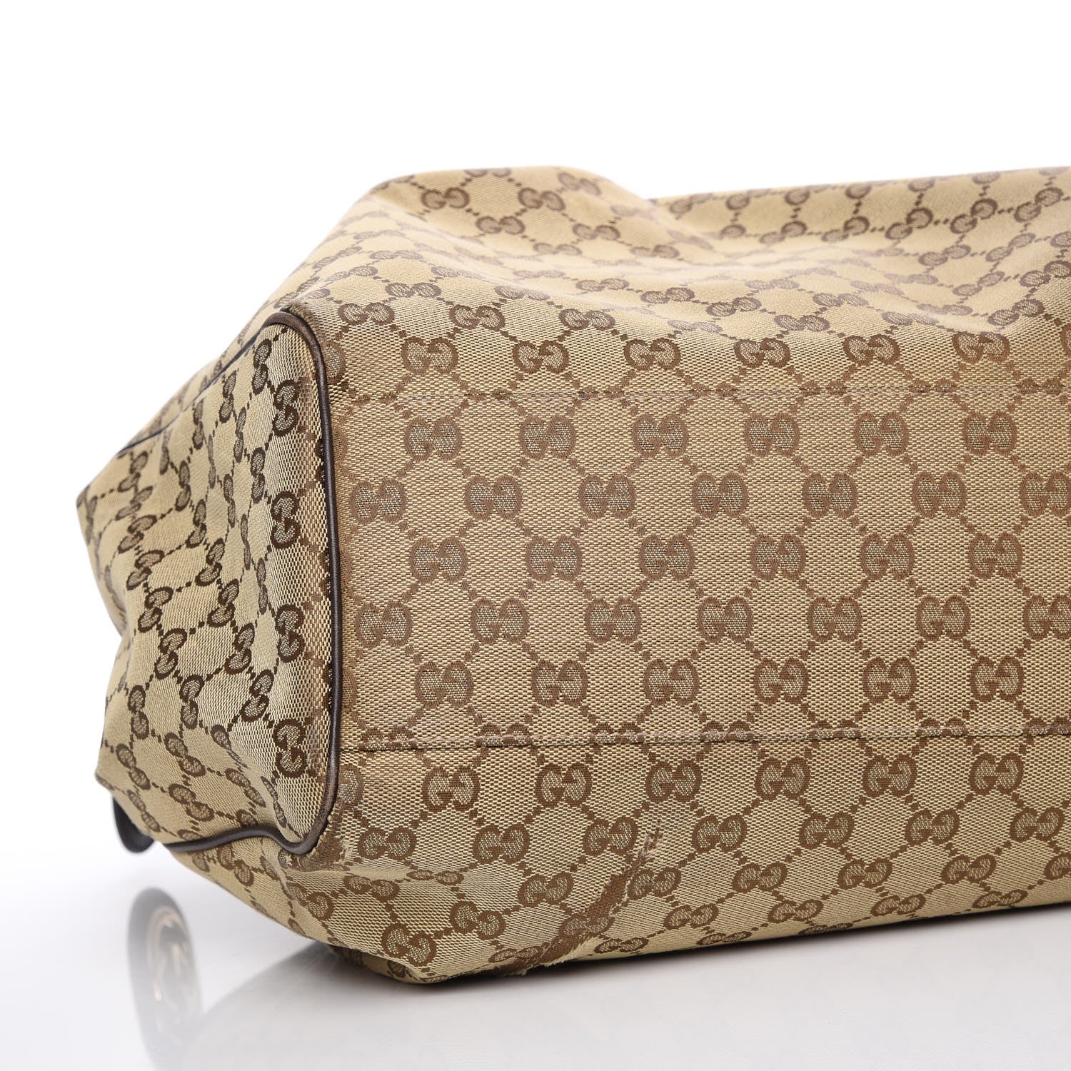 Gucci Monogram Large Sukey Tote Dark Brown 15 of 19