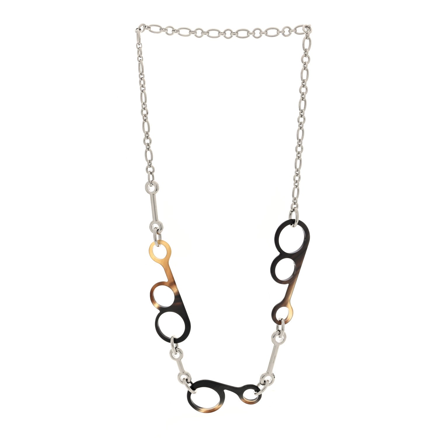 Hermes Metal Buffalo Horn Rhapsody Necklace 3 of 5