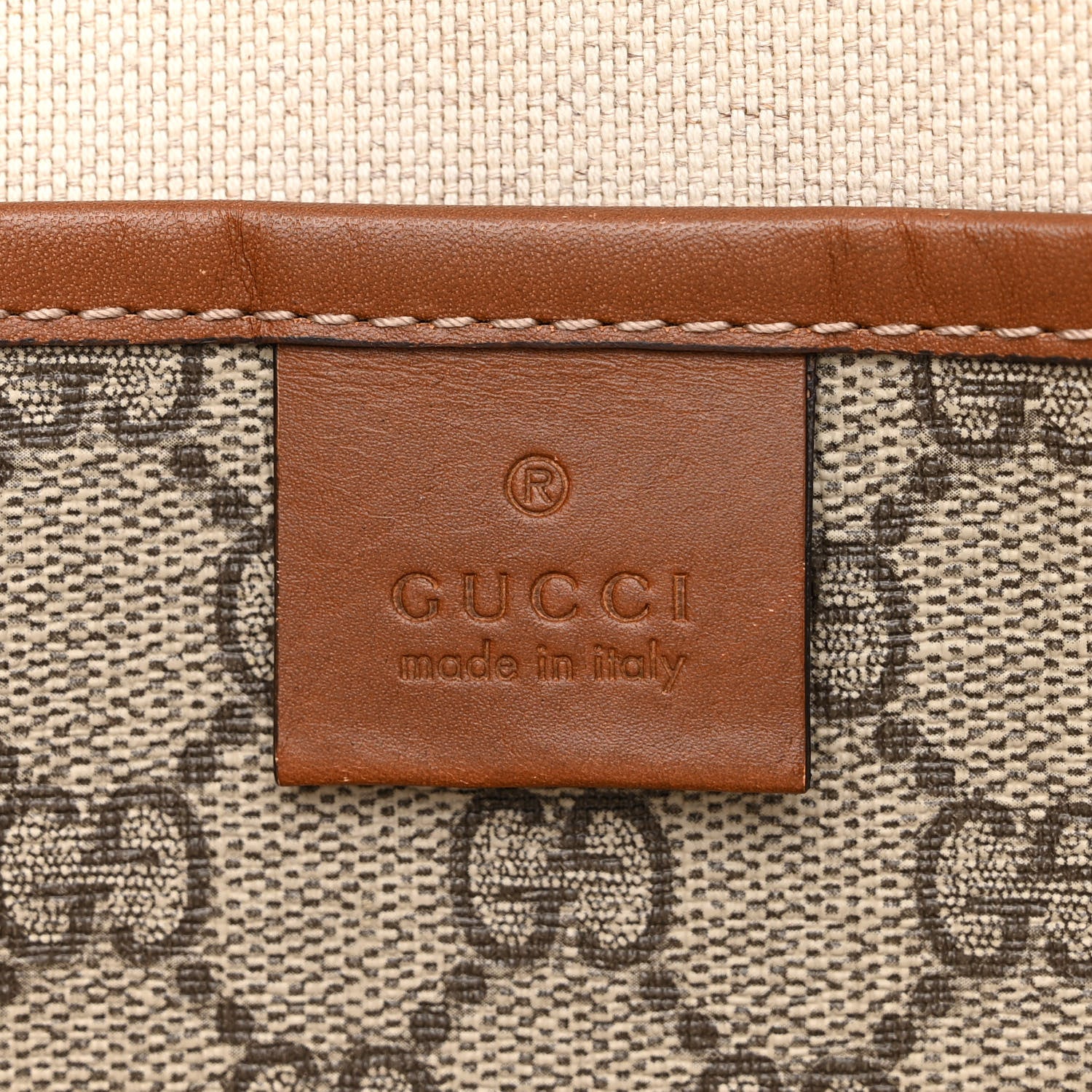 Gucci GG Plus Monogram Medium Signature Web Loop Tote Brown 6 of 14