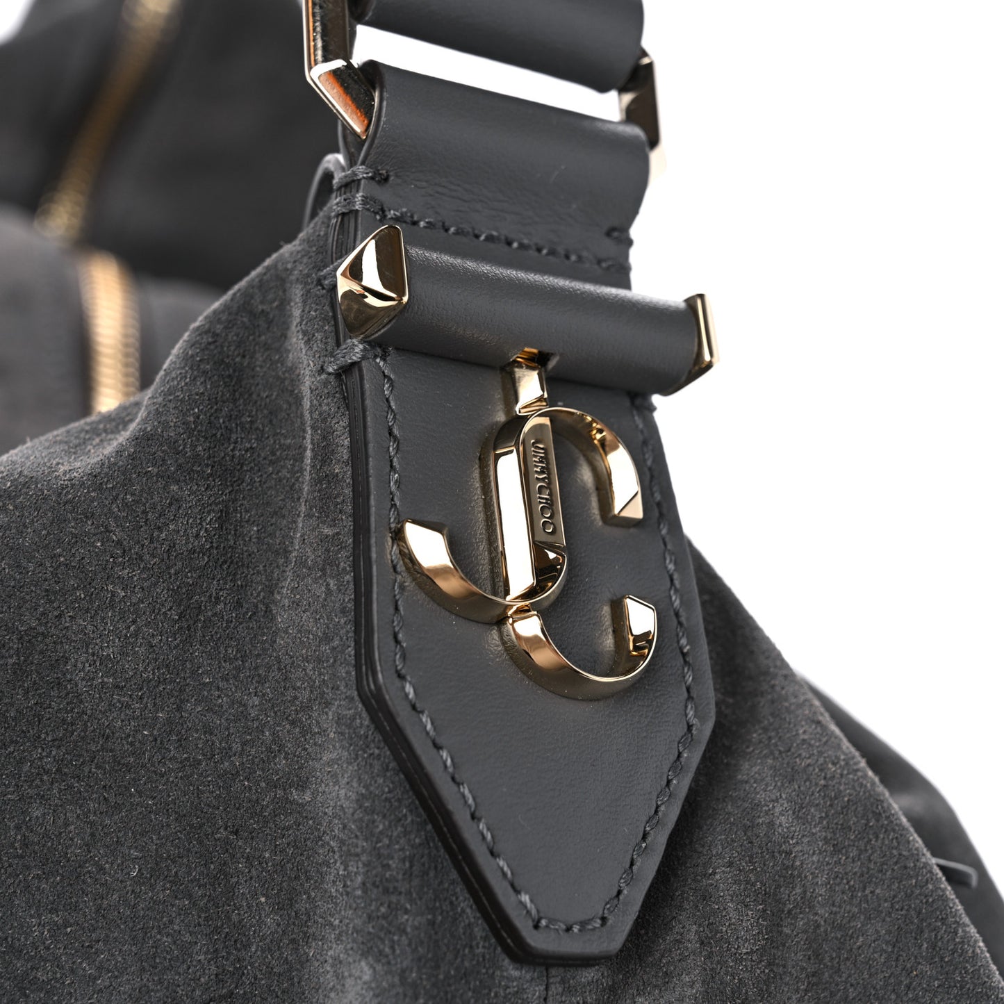 Calfskin Ana Hobo Shopping Tote Storm
