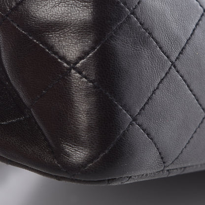 Chanel Lambskin Quilted Medium Double Flap Black 11 of 13