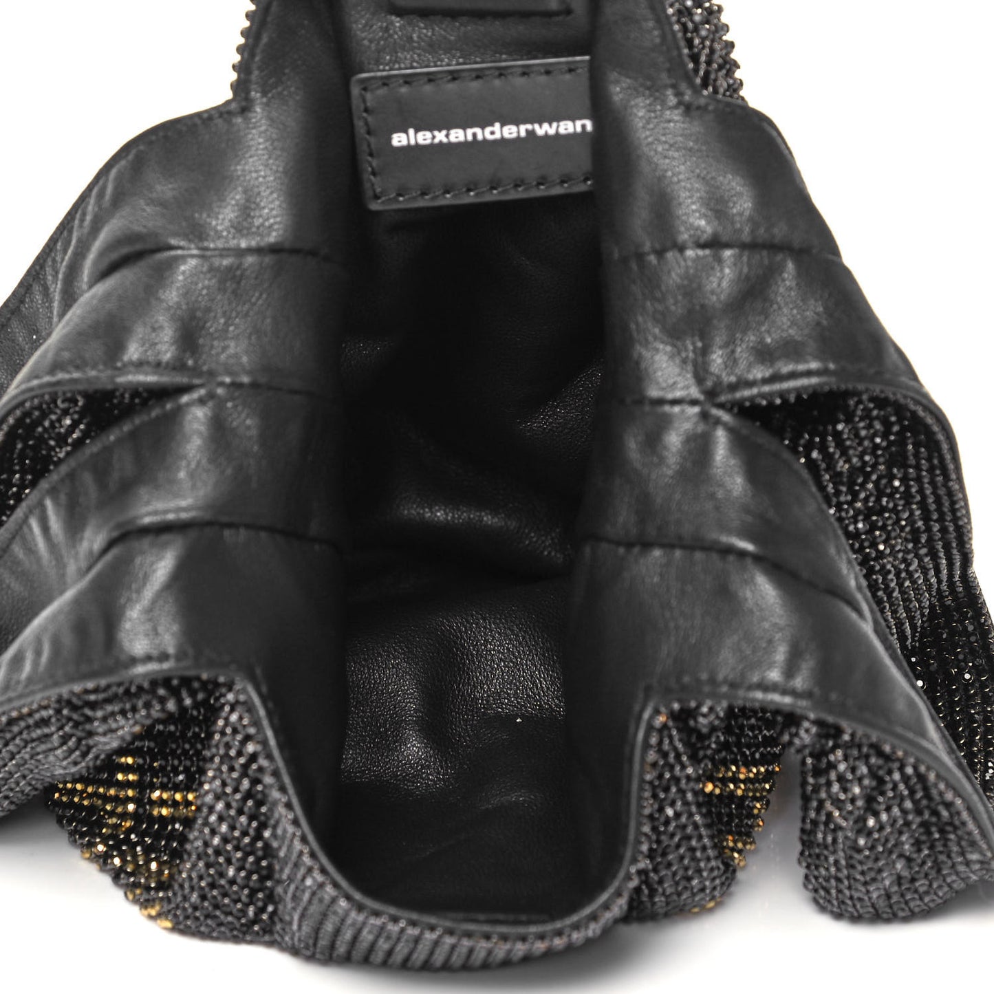 Crystal Mini Wanglock Shopper Black