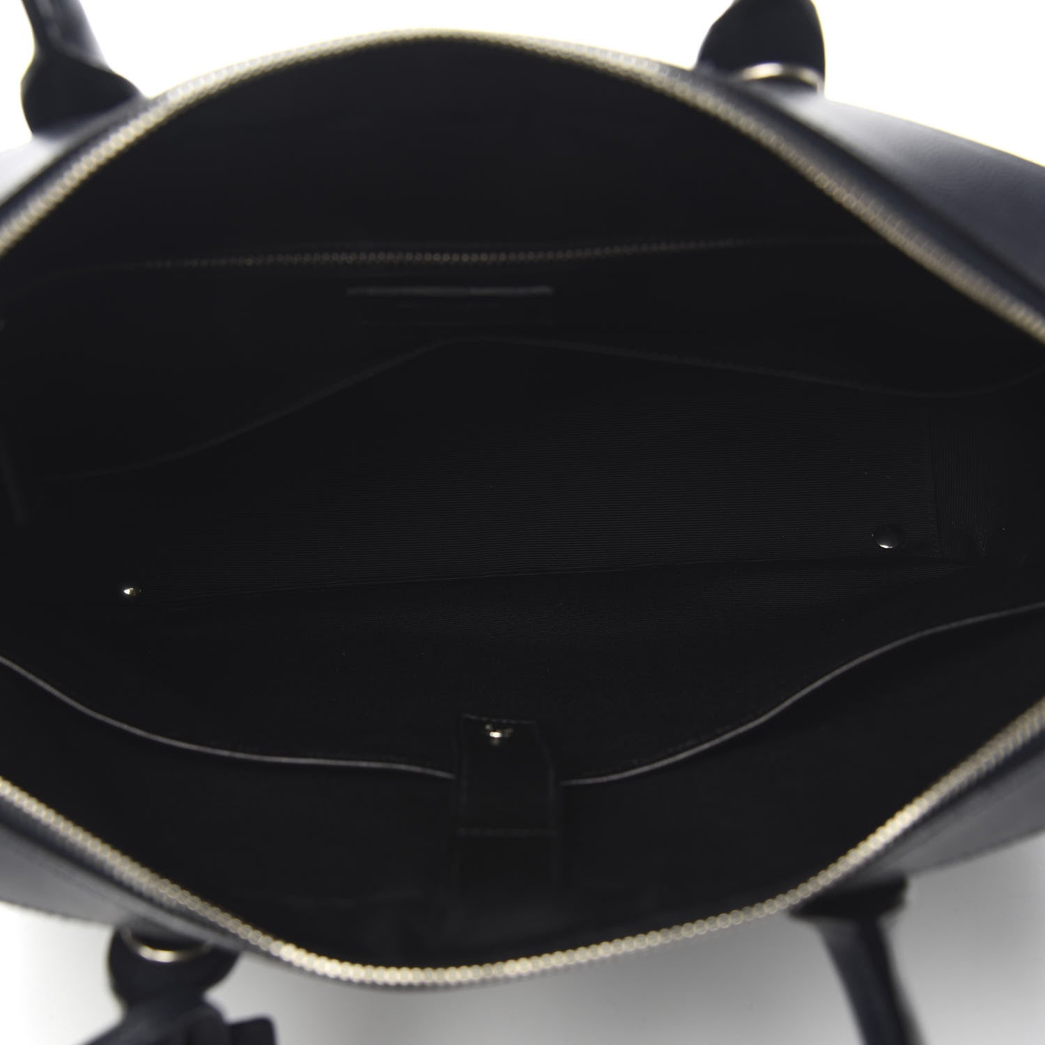 Saint Laurent Grain de Poudre Medium Museum Briefcase Deep Marine 4 of 9