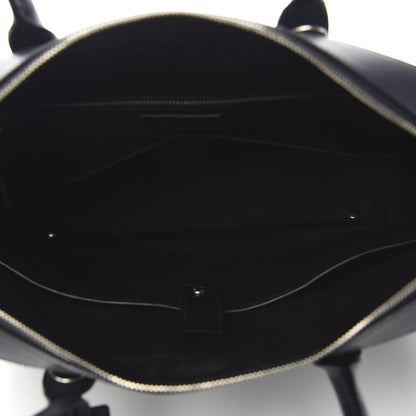 Saint Laurent Grain de Poudre Medium Museum Briefcase Deep Marine 4 of 9