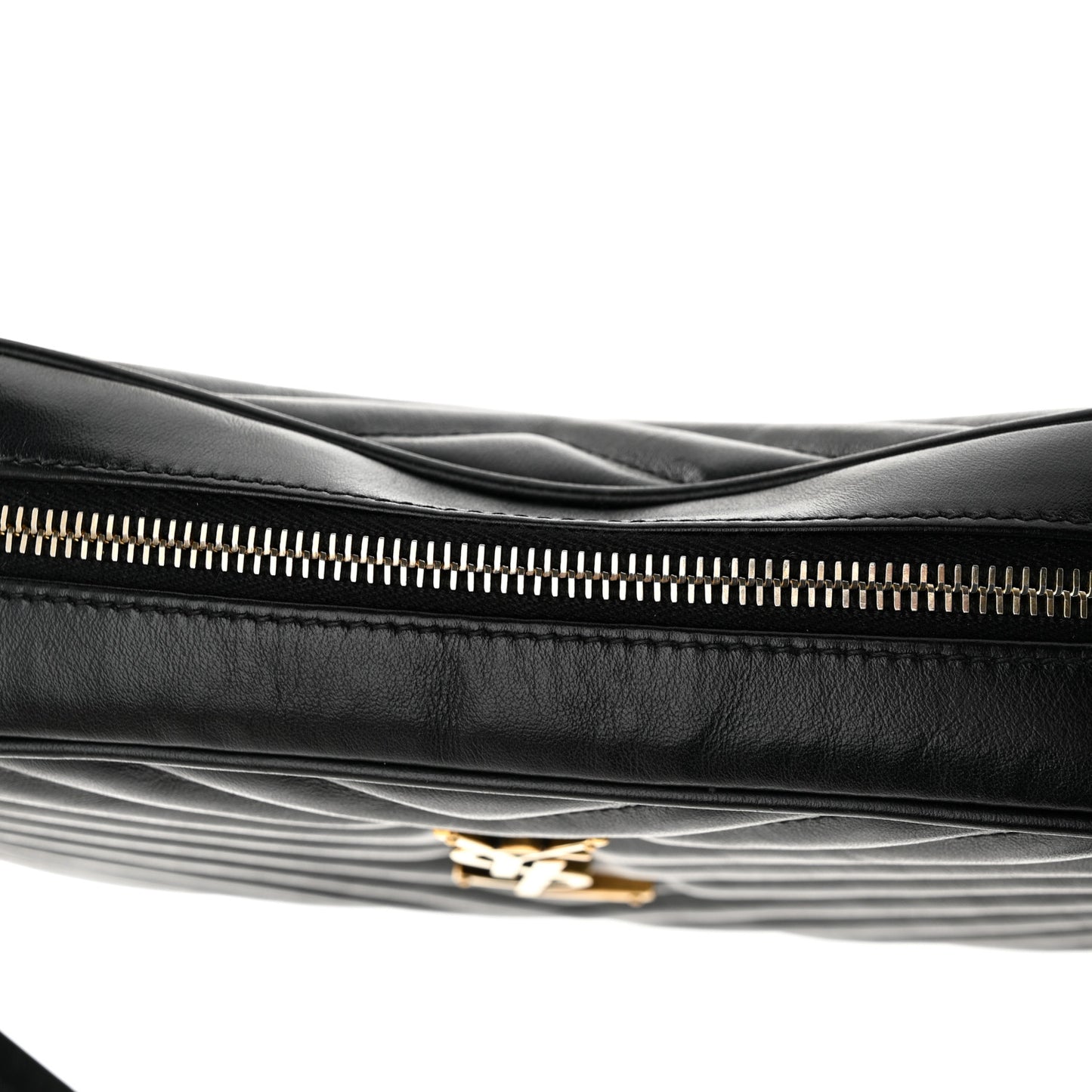 Calfskin Matelasse Monogram Lou Camera Bag Black