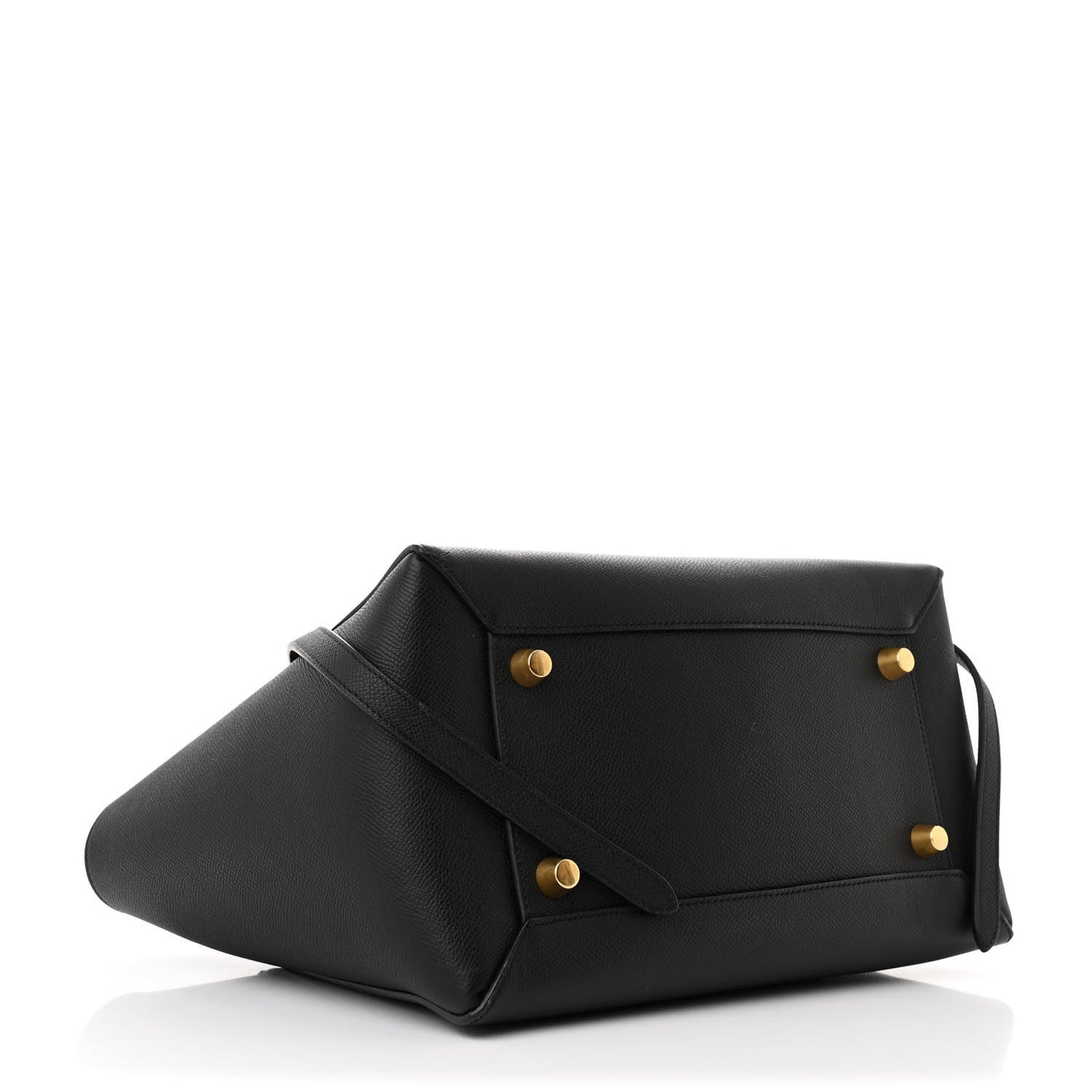 Grained Calfskin Mini Belt Bag Black