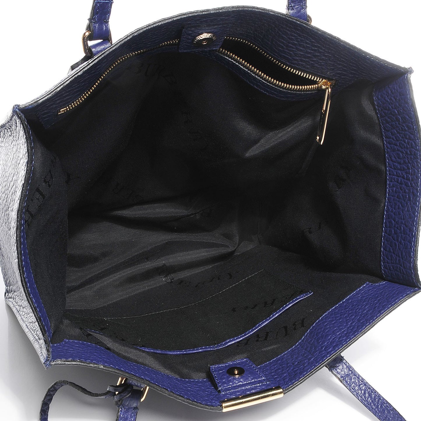 Heritage Grain Medium Woodbury Tote Blue