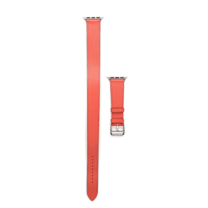 Hermes Epsom 38mm Apple Watch Double Tour Band Rose Jaipur 1 of 6