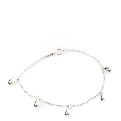 Tiffany Sterling Silver Elsa Peretti Teardrop Bracelet 1 of 6