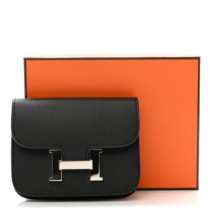 Hermes Epsom Constance Slim Wallet Black 10 of 10