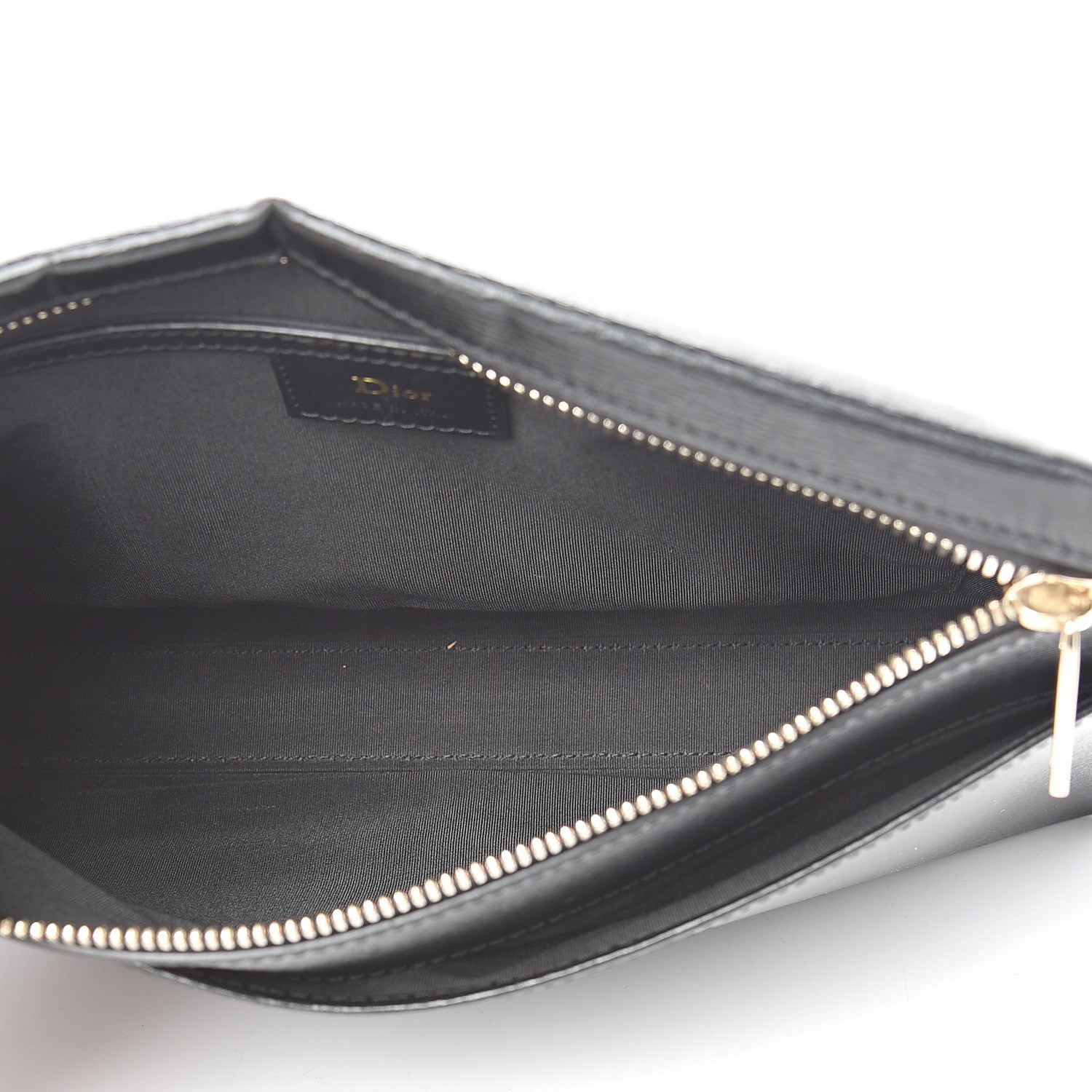 Christian Dior Calfskin Bee Pouch Black 4 of 10