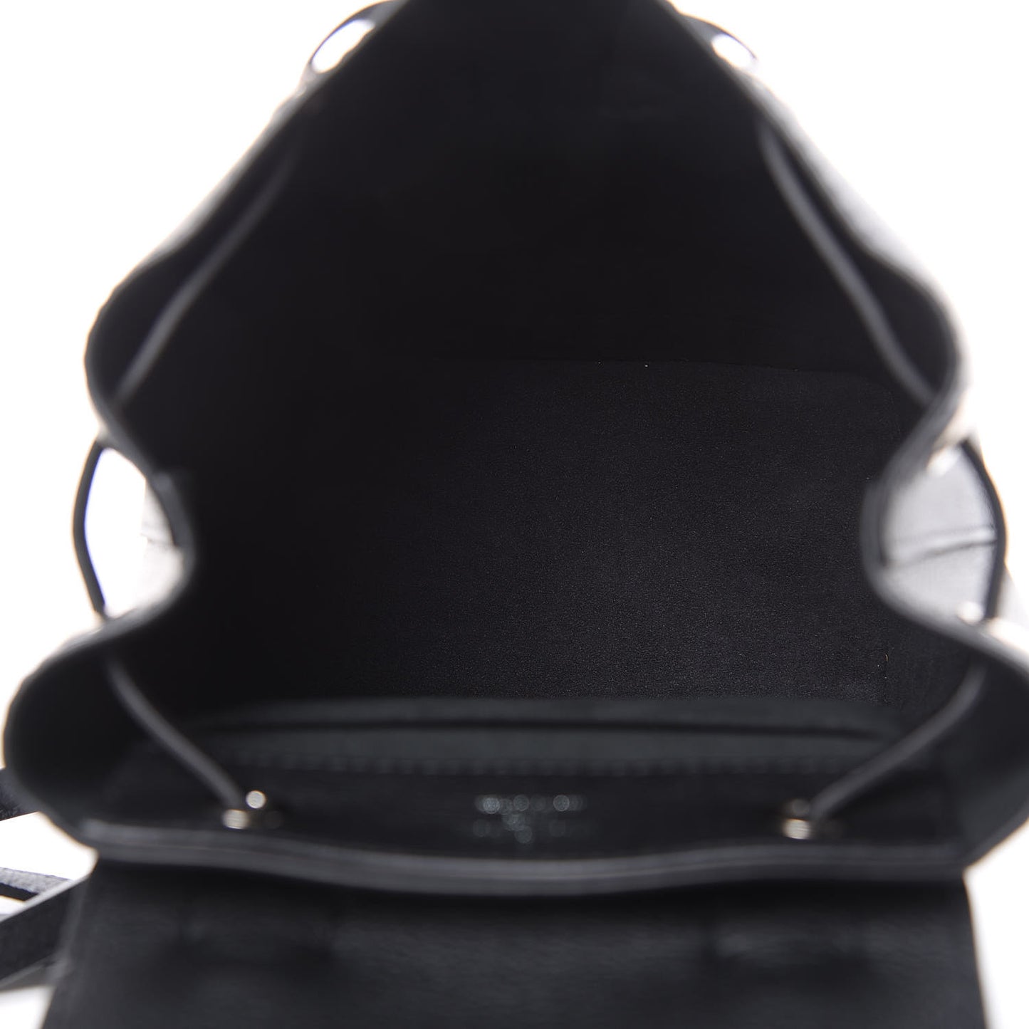 Calfskin Lockme Mini Backpack Black