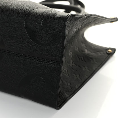 Louis Vuitton Empreinte Monogram Giant Onthego MM Black 7 of 9