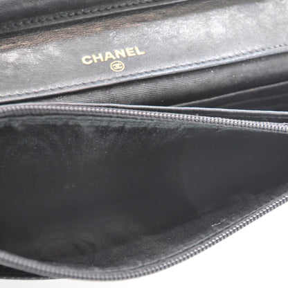 Chanel Caviar Wallet on Chain Black 5 of 8