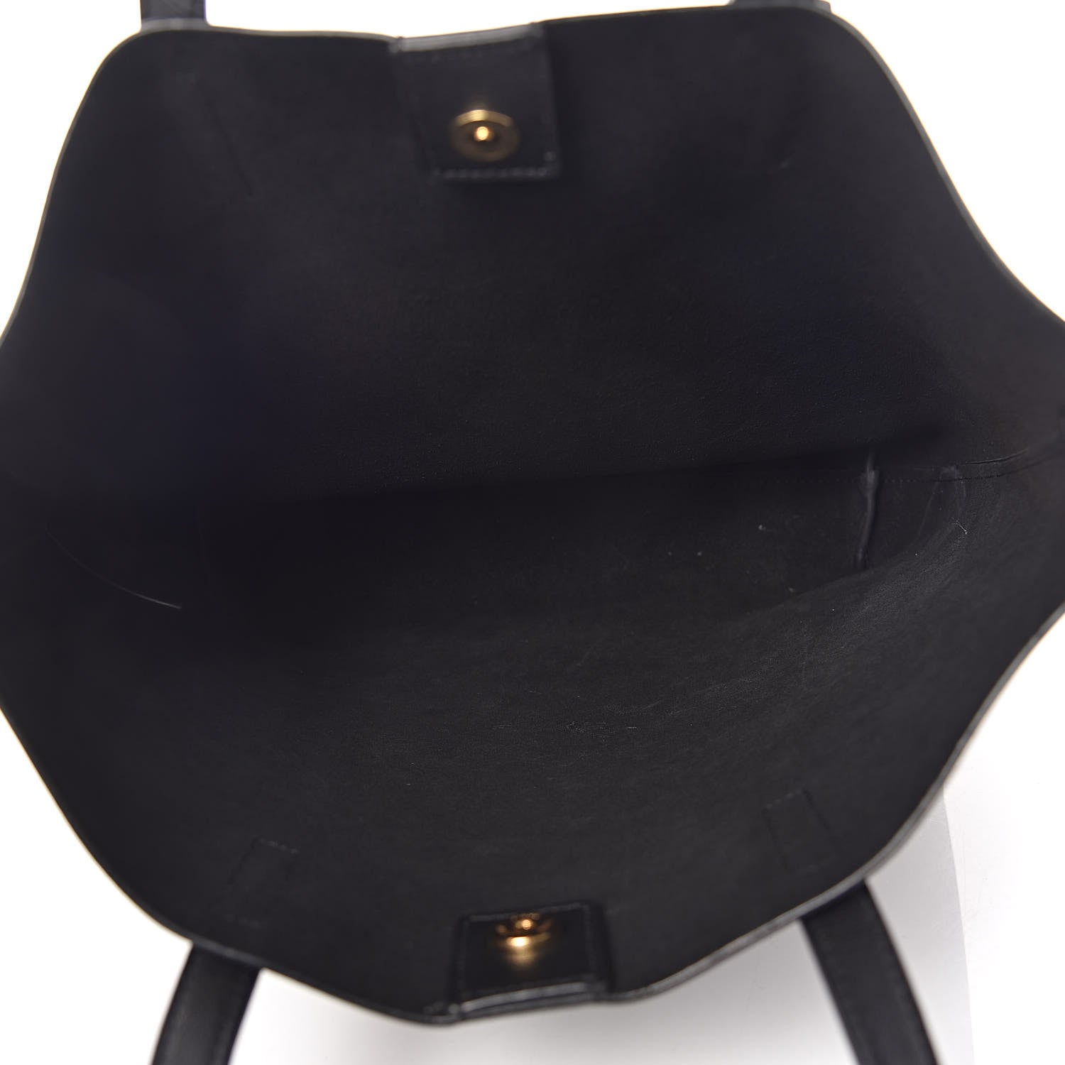 Saint Laurent Calfskin Toy Shopping Tote Black 7 of 9